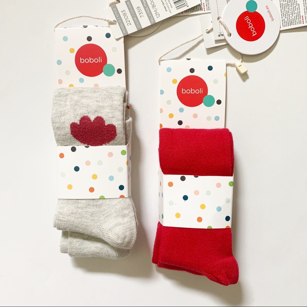 Baby Girls Boboli Thick Tights Bundle